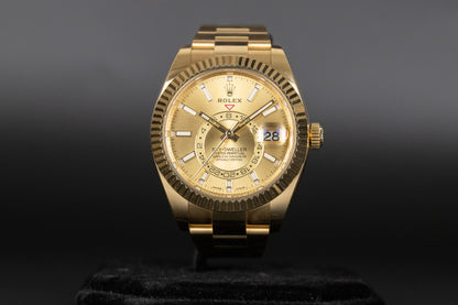 Rolex 326938 Sky-Dweller Champagne Dial