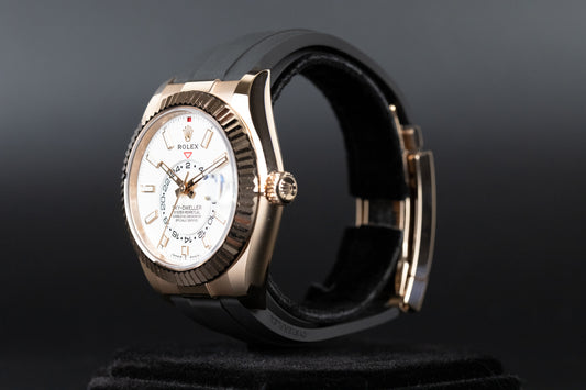 Rolex 336935 Sky-Dweller Oysterflex White Dial