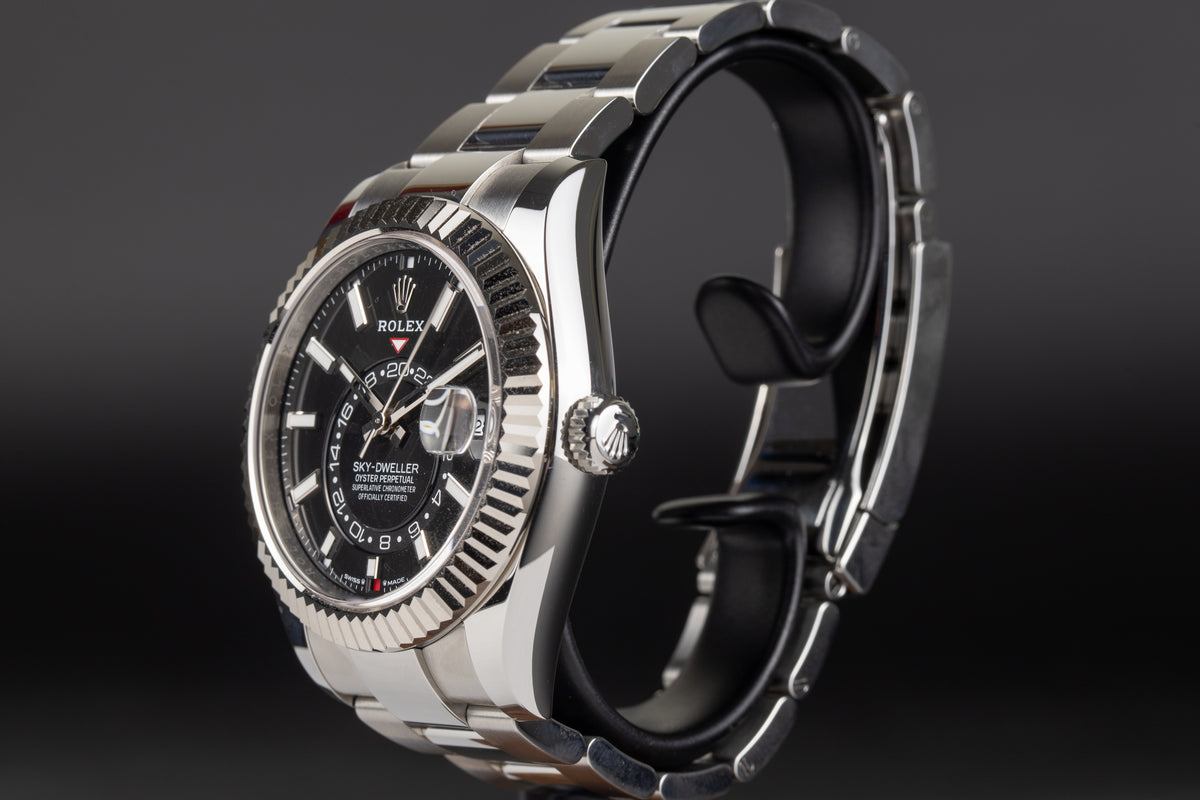 Rolex<br>336934 Sky-Dweller Black Dial Unworn
