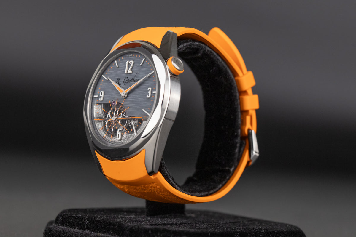 Romain Gauthier<br>MON00560 Titanium C6 Grey Openwork Dial