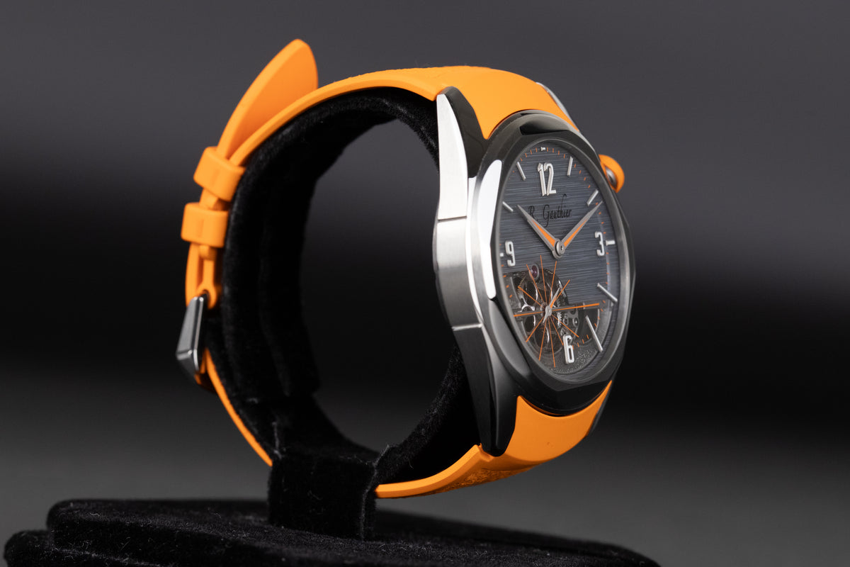 Romain Gauthier<br>MON00560 Titanium C6 Grey Openwork Dial