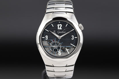 Romain Gauthier MON00560 Titanium C6 Grey Openwork Dial