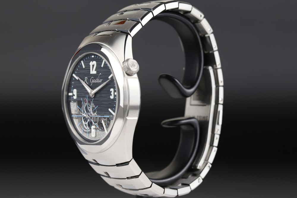 Romain Gauthier MON00560 Titanium C6 Grey Openwork Dial