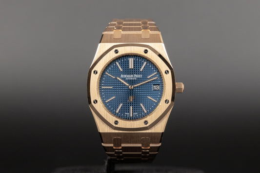 Audemars Piguet<br>15202OR Royal Oak Jumbo Blue Dial