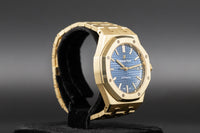 Audemars Piguet<br>15450BA Royal Oak 37mm Yellow Gold Blue Dial