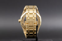Audemars Piguet<br>15450BA Royal Oak 37mm Yellow Gold Blue Dial