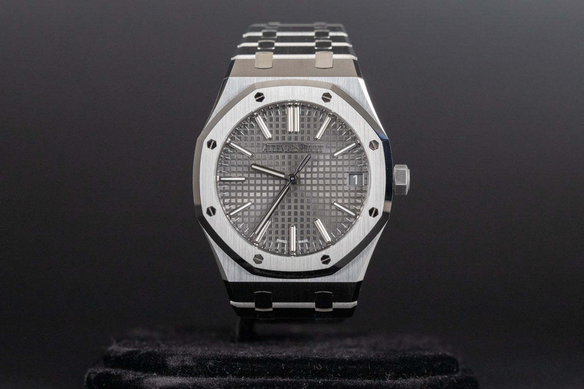 Audemars Piguet<br>15510ST Royal Oak Grey Dial 50th Anniversary