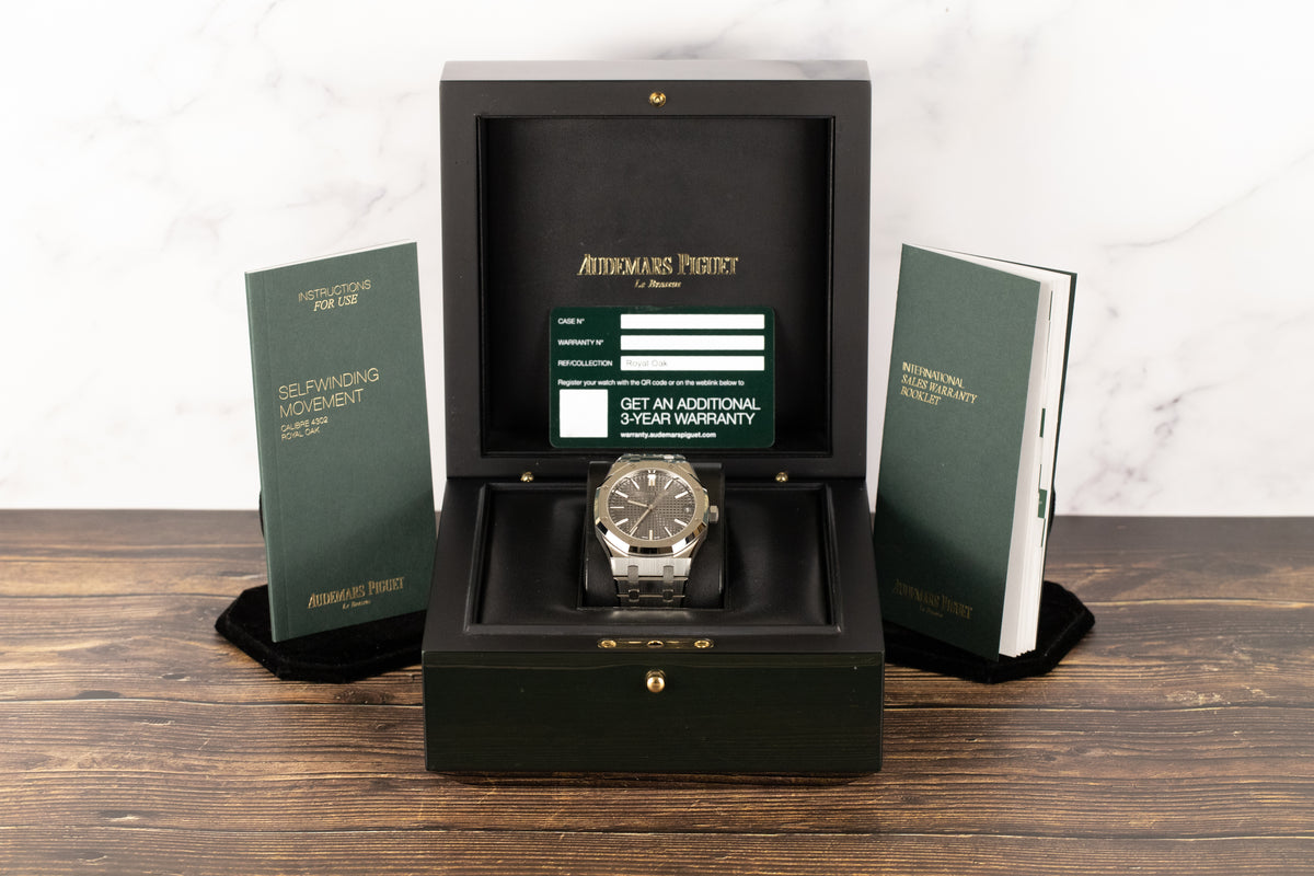 Audemars Piguet<br>15510ST Royal Oak Grey Dial 50th Anniversary