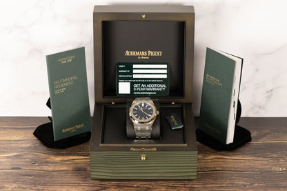 Audemars Piguet 15510ST Royal Oak Blue Dial 50th Anniversary