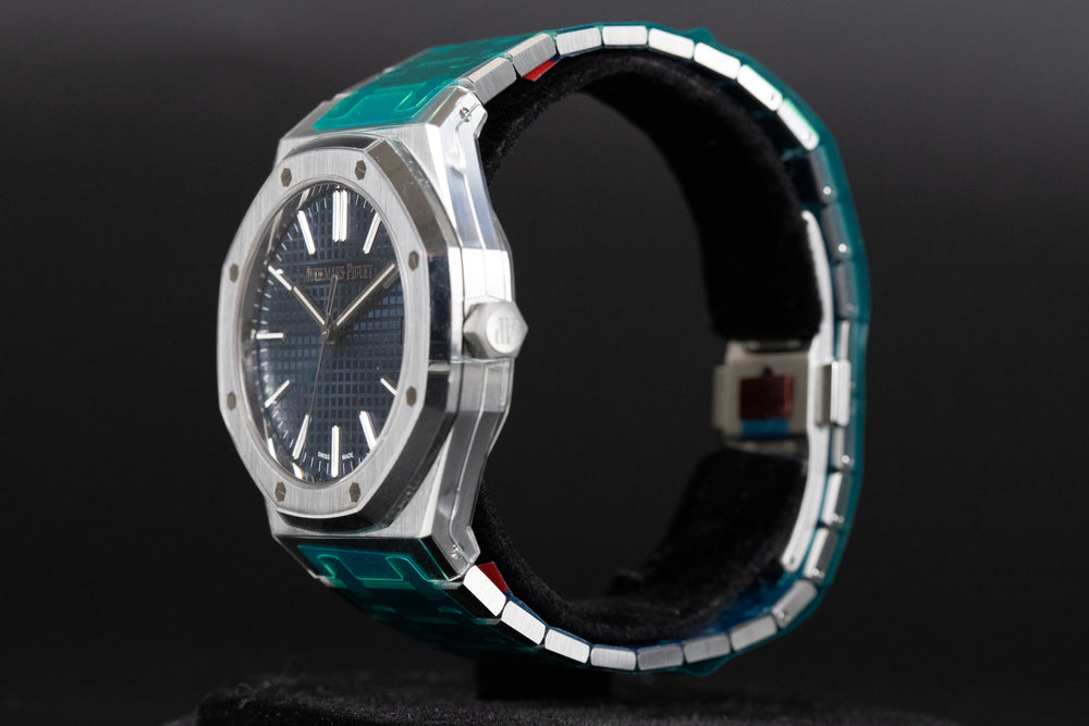Audemars Piguet<br>15510ST Royal Oak Blue Dial