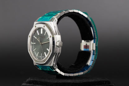 Audemars Piguet 15510ST Royal Oak Green Dial 50th Anniversary