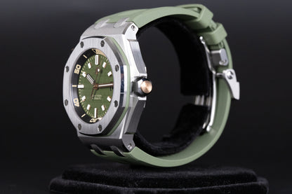 Audemars Piguet 15720ST Royal Oak Offshore Diver Green Dial