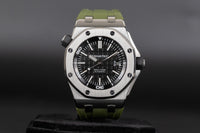 Audemars Piguet<br>15710ST Royal Oak Offshore Diver Black Dial
