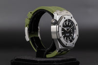 Audemars Piguet<br>15710ST Royal Oak Offshore Diver Black Dial