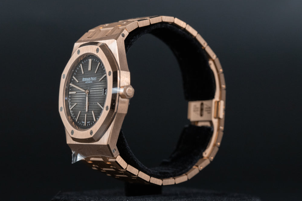 Audemars Piguet<br>16202OR Royal Oak "Jumbo Extra-Thin" "50th Anniversary"