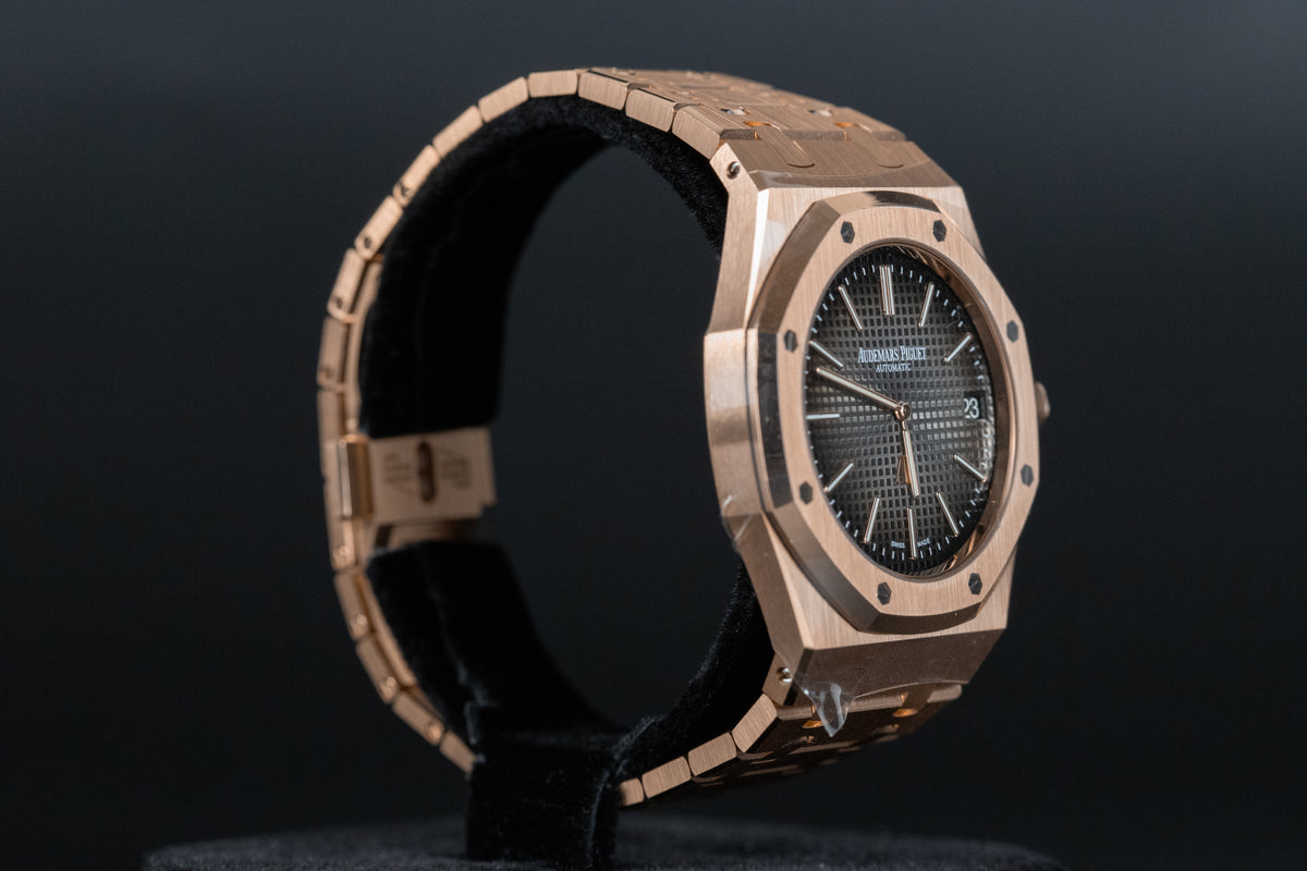 Audemars Piguet<br>16202OR Royal Oak "Jumbo Extra-Thin" "50th Anniversary"