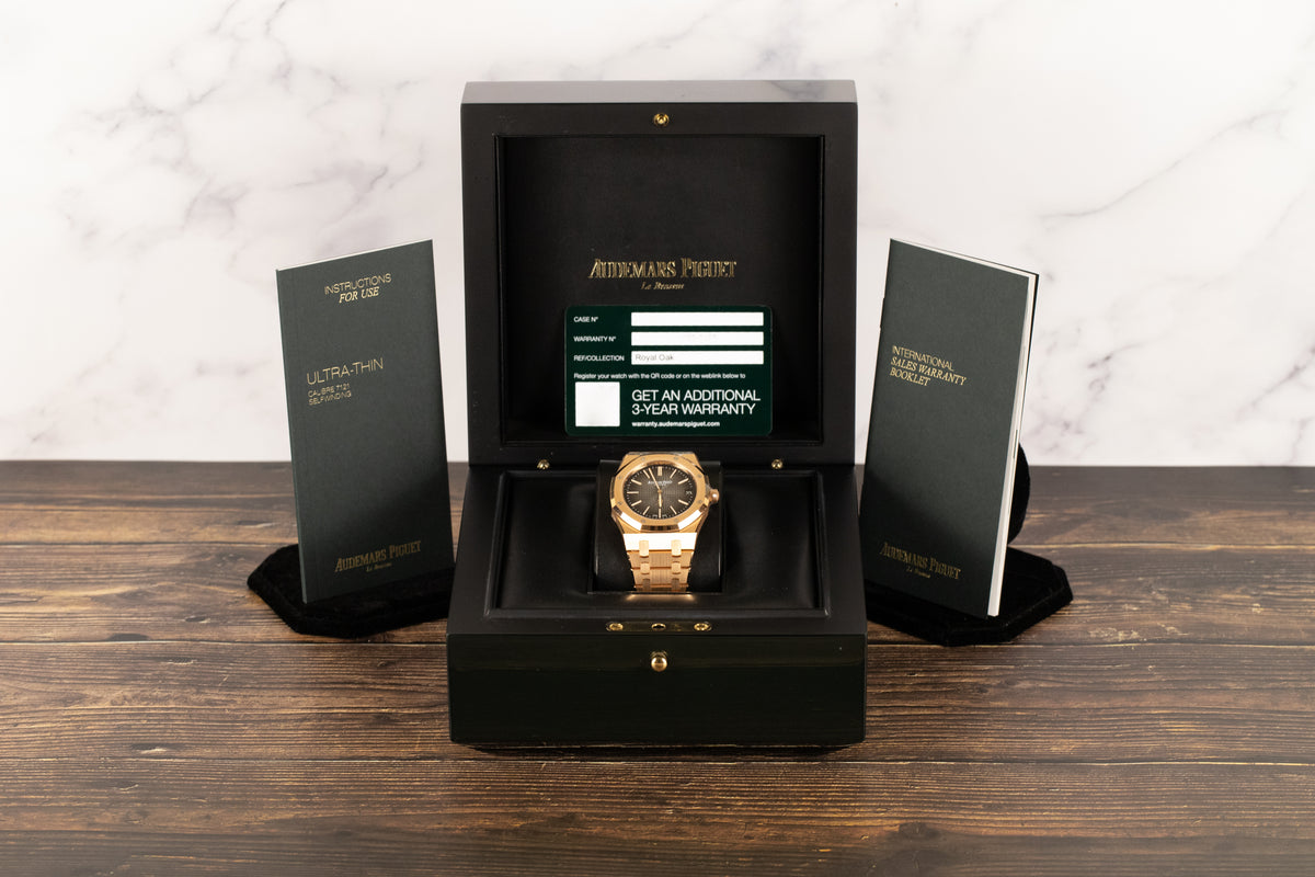 Audemars Piguet<br>16202OR Royal Oak "Jumbo Extra-Thin" "50th Anniversary"