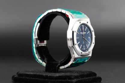 Audemars Piguet 16202ST Royal Oak Jumbo Blue Dial