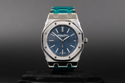 Audemars Piguet 16202ST Royal Oak Jumbo "50th Anniversary" Blue Dial
