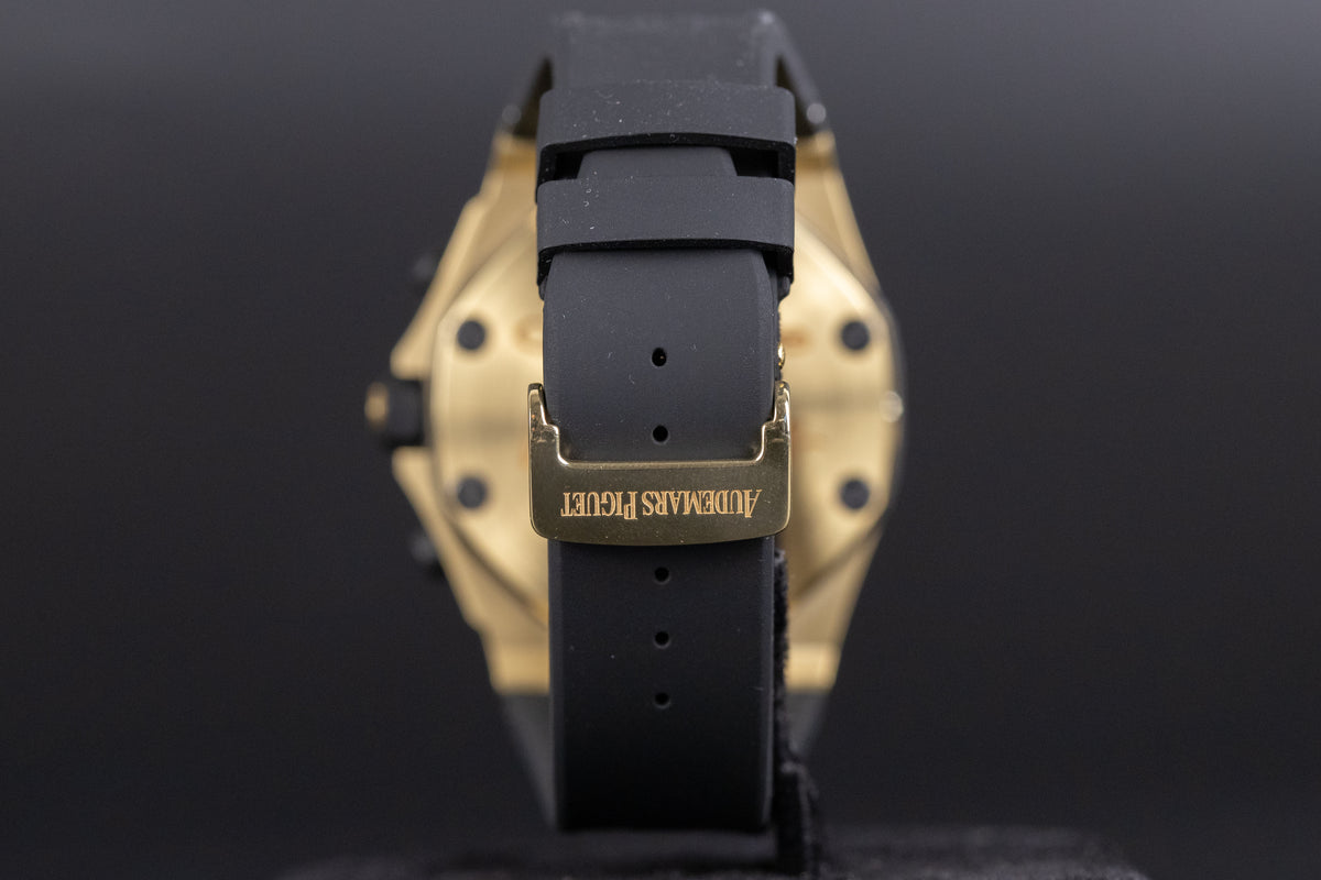 Audemars Piguet<br>26007BA Royal Oak Offshore 42mm Arnold Schwarzenegger Yellow Gold Brown Dial