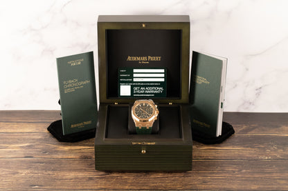Audemars Piguet 26240OR Royal Oak Chronograph Flyback Green Dial
