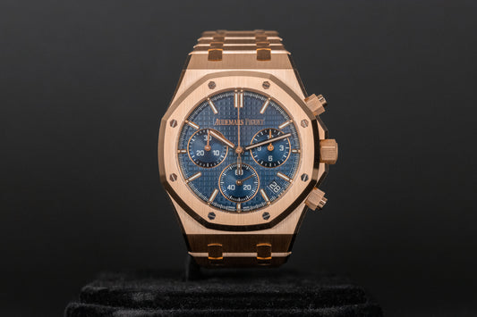Audemars Piguet 26240OR Royal Oak Chronograph Flyback Blue Dial