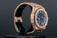 Audemars Piguet<br>26240OR Royal Oak Chronograph Flyback Blue Dial