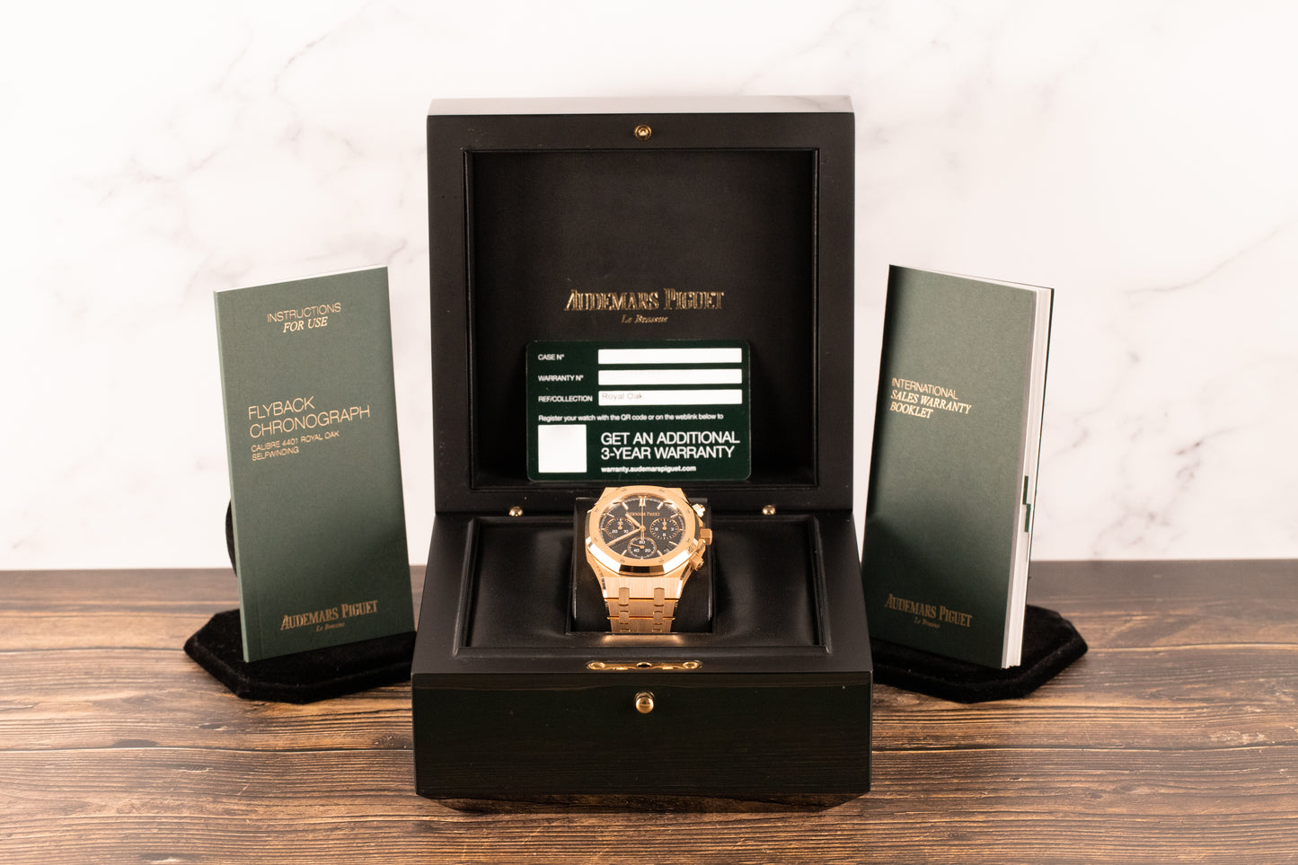 Audemars Piguet 26240OR Royal Oak Chronograph Flyback Blue Dial