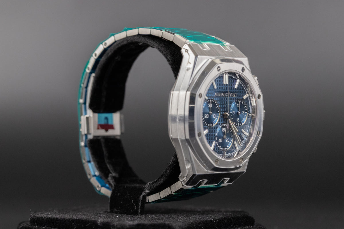 Audemars Piguet<br>26240ST Royal Oak Chronograph Flyback Blue Dial