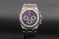 Audemars Piguet<br>26300ST Royal Oak Chronograph Blue Dial