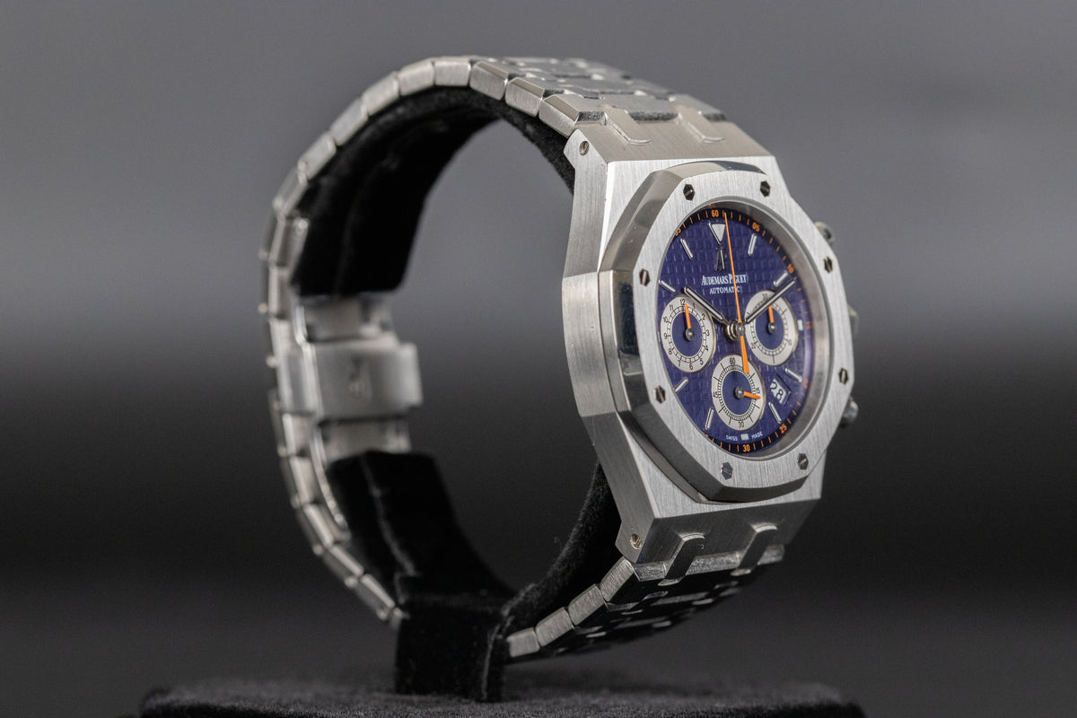 Audemars Piguet<br>26300ST Royal Oak Chronograph Blue Dial