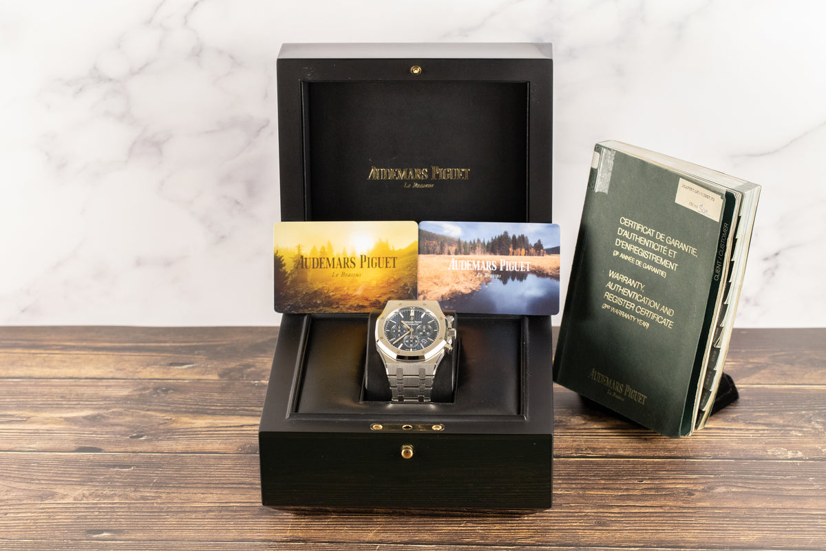 Audemars Piguet<br>26320ST Royal Oak Chronograph Blue Dial