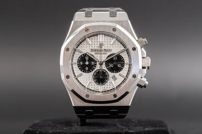Audemars Piguet<br>26331ST Royal Oak Chronograph White Dial
