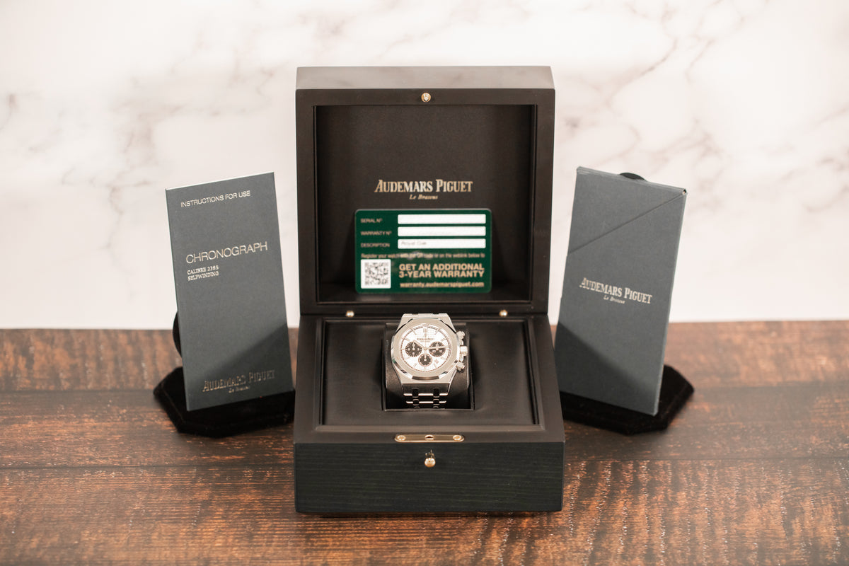 Audemars Piguet<br>26331ST Royal Oak Chronograph White Dial