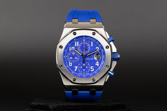 Audemars Piguet 26470ST Royal Oak Offshore 'Brick' Indigo Blue Dial
