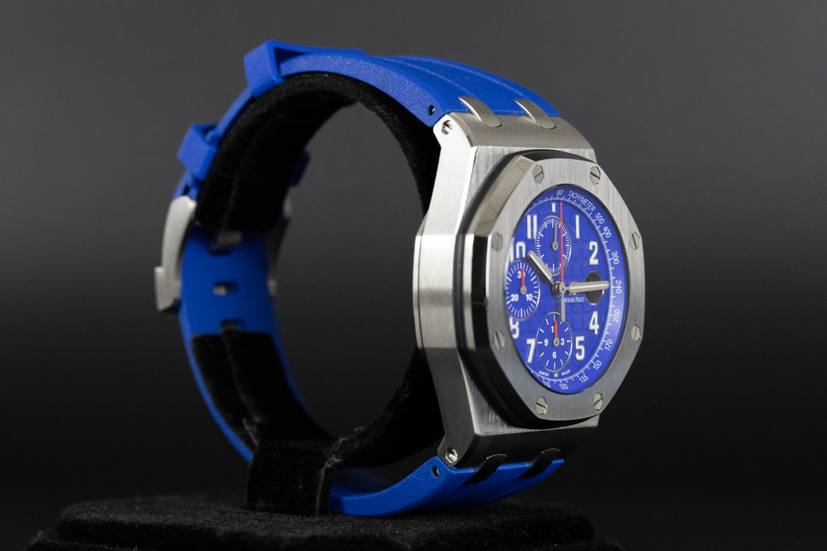 Audemars Piguet<br>26470ST Royal Oak Offshore 'Brick' Indigo Blue Dial