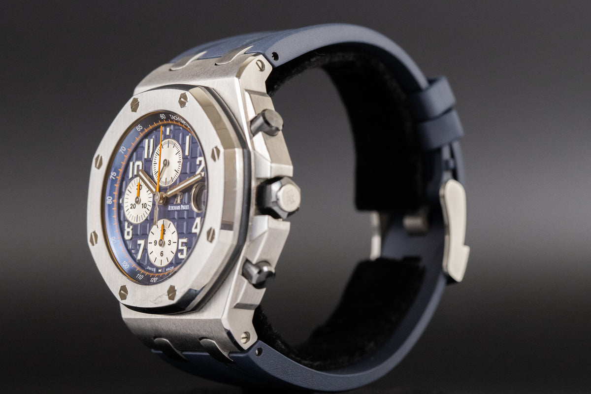 Audemars Piguet<br>26470ST Royal Oak Offshore 'Brick' Blue Dial