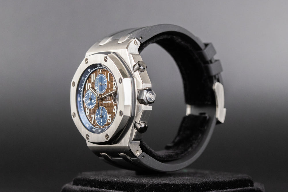 Audemars Piguet<br>26470ST Royal Oak Offshore 'Brick' Brown/Blue Dial