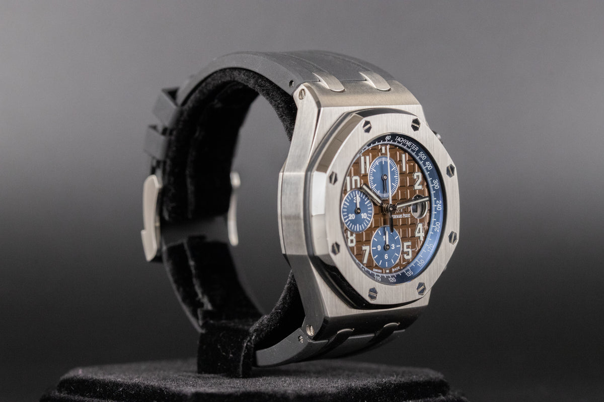 Audemars Piguet<br>26470ST Royal Oak Offshore 'Brick' Brown/Blue Dial