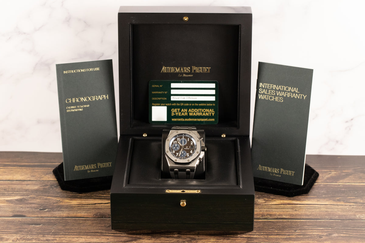 Audemars Piguet<br>26470ST Royal Oak Offshore 'Brick' Brown/Blue Dial