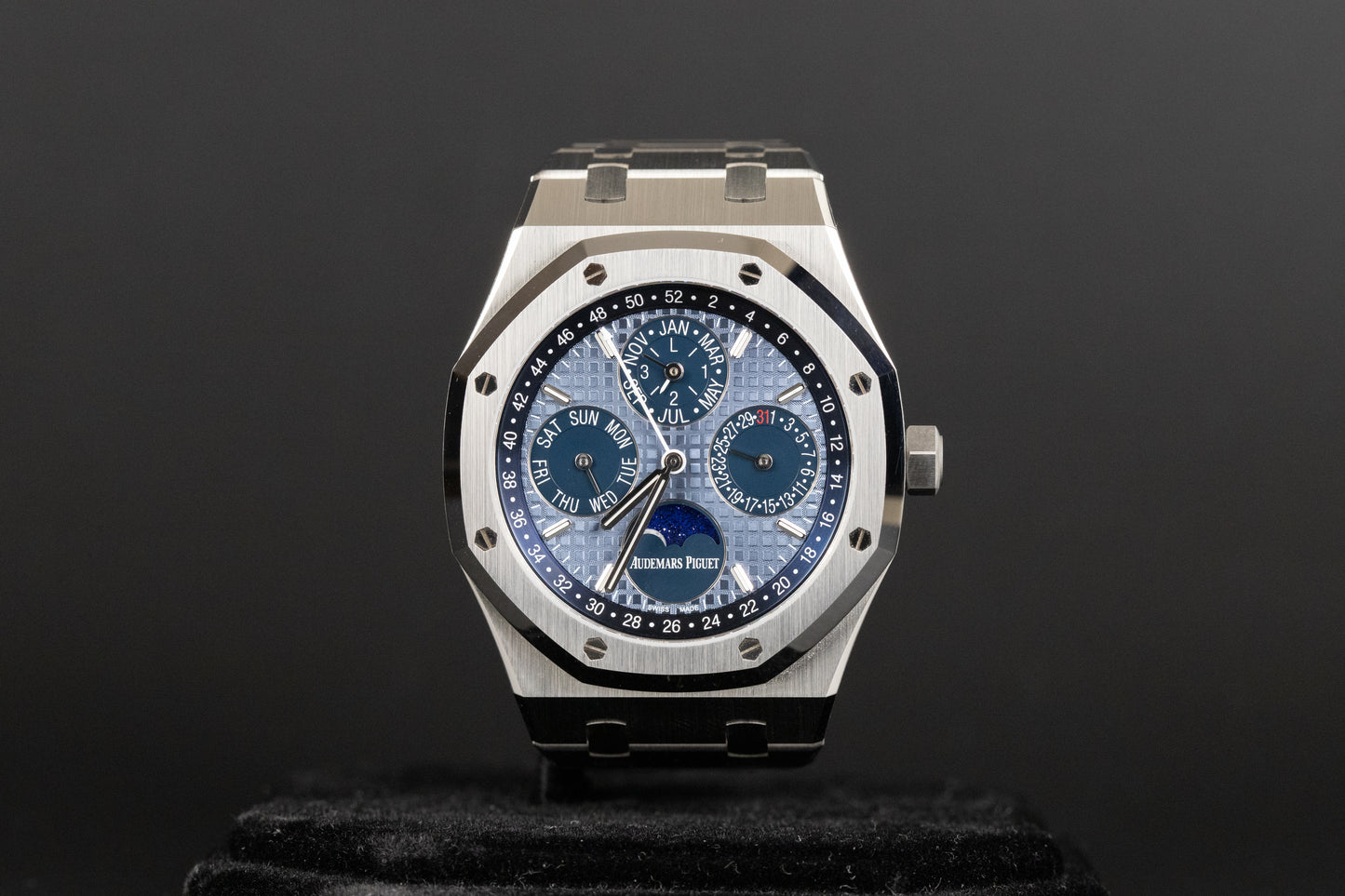 Audemars Piguet 26574ST Royal Oak Perpetual Calendar Blue Dial