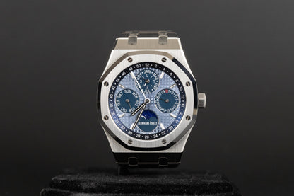 Audemars Piguet 26574ST Royal Oak Perpetual Calendar Blue Dial