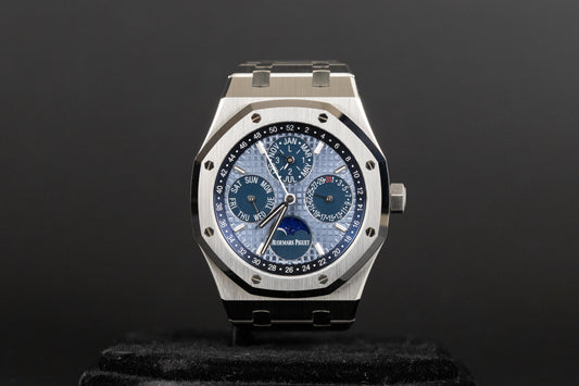 Audemars Piguet 26574ST Royal Oak Perpetual Calendar Blue Dial