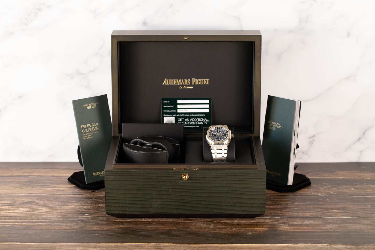 Audemars Piguet 26574ST Royal Oak Perpetual Calendar Blue Dial