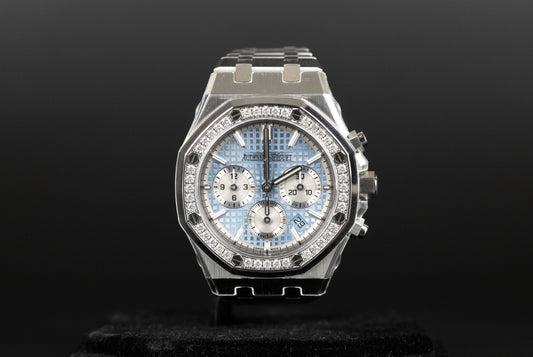 Audemars Piguet 26715ST Royal Oak Chronograph 38mm Ice Blue Dial