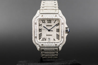 Cartier<br>WSSA0018 Santos De Cartier Custom Diamond