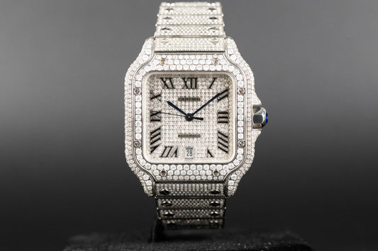 Cartier<br>WSSA0018 Santos De Cartier Custom Diamond