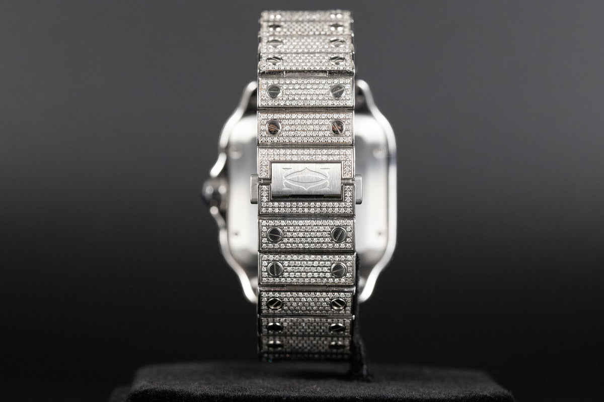 Cartier<br>WSSA0018 Santos De Cartier Custom Diamond