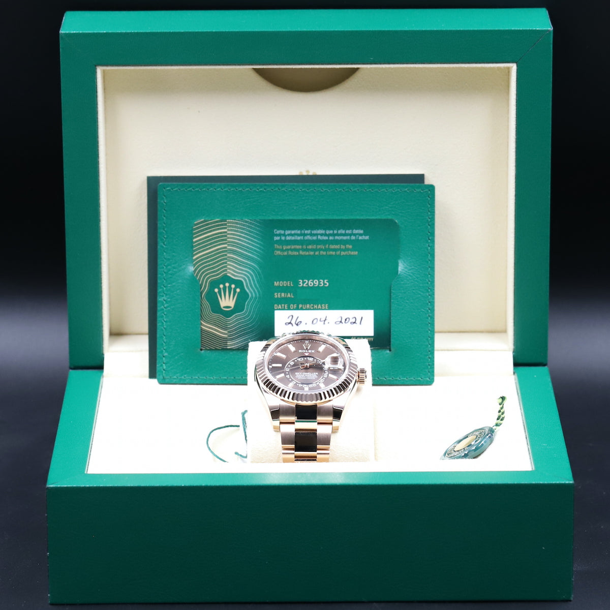 Rolex<br>326935 Sky-Dweller Chocolate Dial