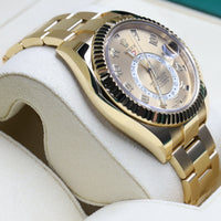 Rolex<br>326938 Sky-Dweller Champagne Arabic Numeral Dial